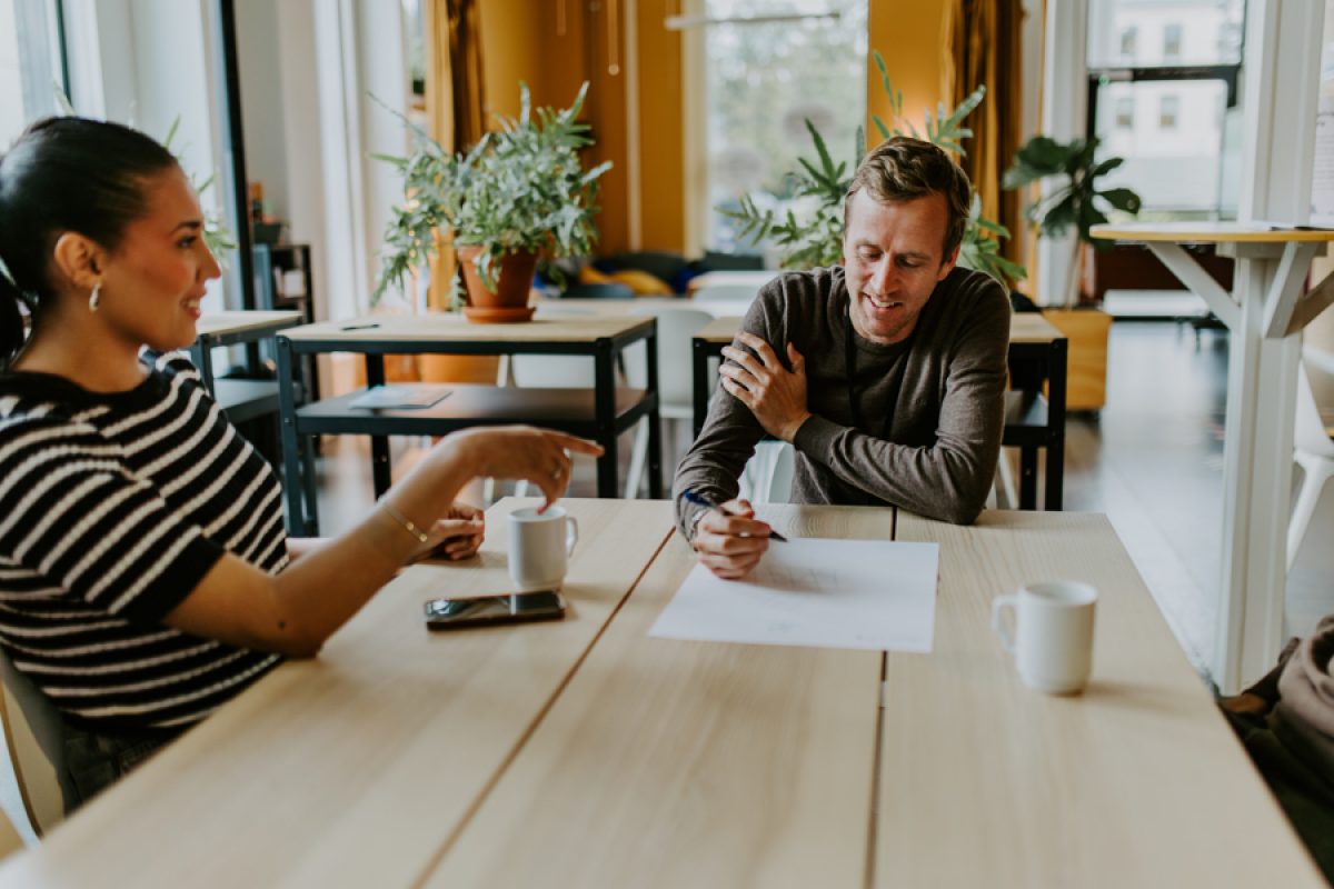 Arild og Tasnim lavopp